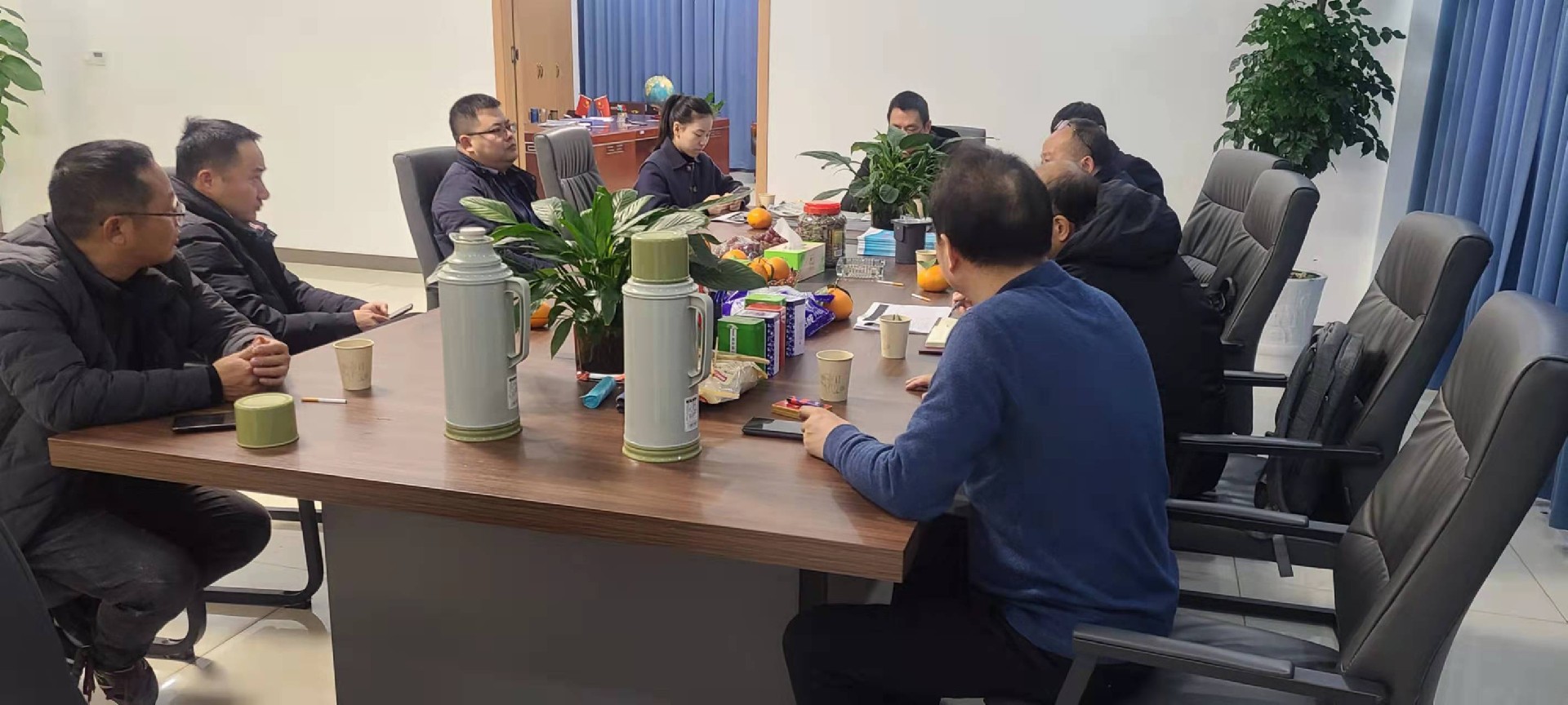 领导到访——宁波慈星传动设备有限公司